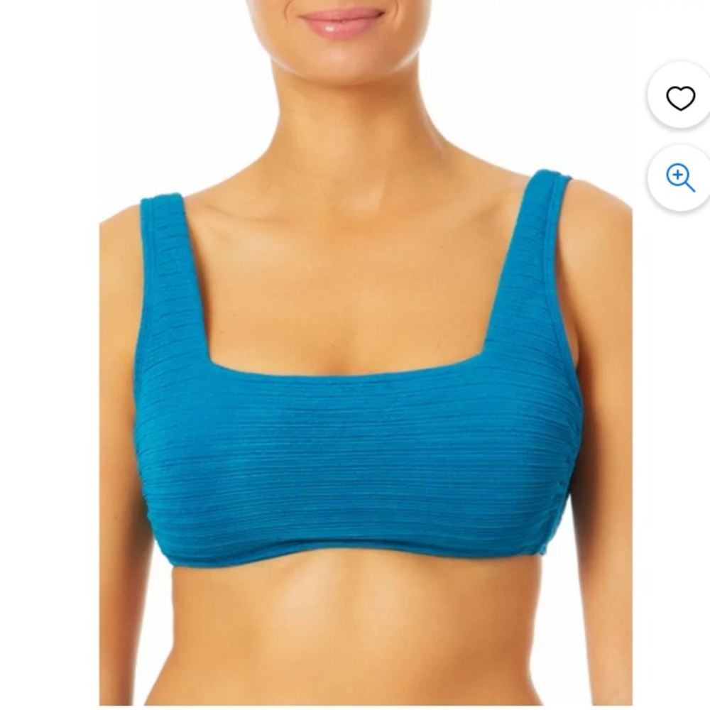 NWT Time and Tru Blue/Teal Bikini top